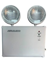 LAMPARA DE EMERGENCIA 2 FAROS HAMMER